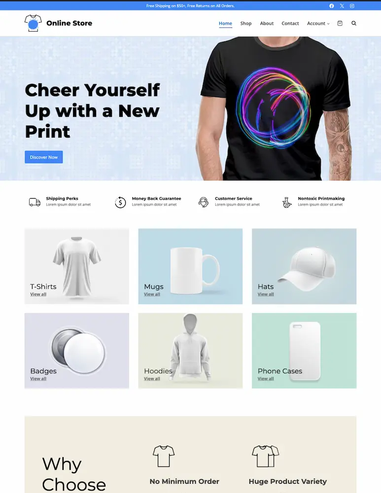 online shop